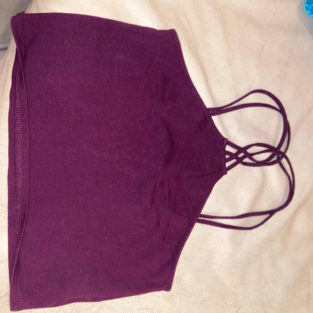 Sexy Burgundy Crop Top